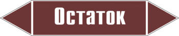 Маркировка трубопровода "остаток" (пленка, 358х74 мм) - Маркировка трубопроводов - Маркировки трубопроводов "ЖИДКОСТЬ" - . Магазин Znakstend.ru